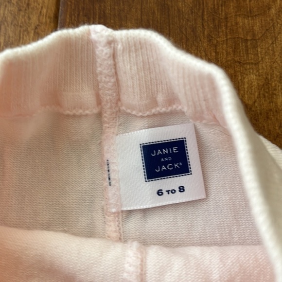 NWOT Janie and Jack Girl Petal Pink Cable Knit Tight - Picture 5 of 9